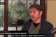 Kicillof acusó a Milei y Adorni de difundir un video “fake” para perjudicarlo en campaña