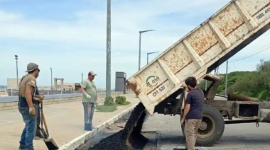 Con vistas al verano se realizan mejoras en la villa balnearia