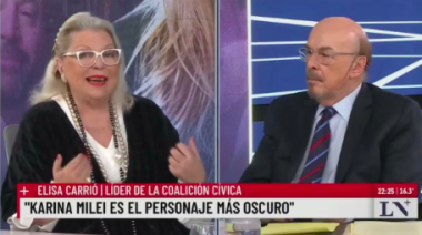 Carrió encendió la polémica: vinculó a Milei con “pornografía infantil” y calificó a Karina como “la más oscura”