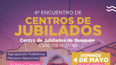Se viene un nuevo encuentro de jubilados, con almuerzo y shows artísticos