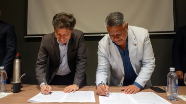 Kicillof busca respaldo en la AFA para sumar popularidad en un año electoral incierto
