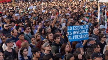 Milei vetó la ley de financiamiento, tras la marcha por la educación pública