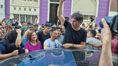 La Cámpora, Kicillof, el massismo y la CGT lideraron la participación del PJ en la marcha antifascista