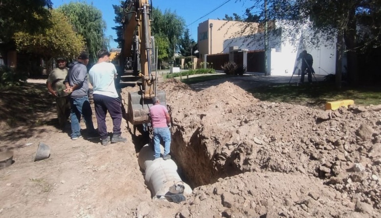 Avanza la construcción de nuevos pluviales para evitar futuros anegamientos