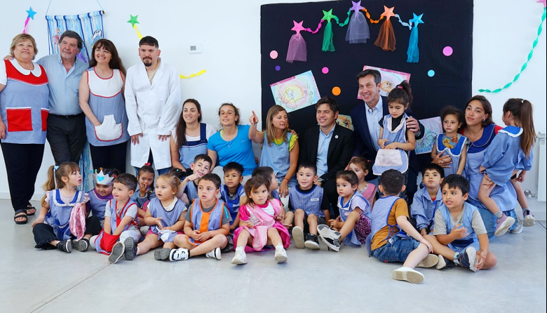 Kicillof inauguró el nuevo jardín de infantes N° 919