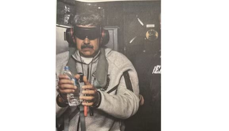 La primera imagen del dictador Nicolás Maduro capturado