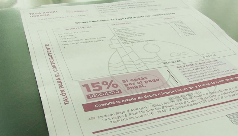 Sin boletas impresas en los domicilios, cómo abonar las tasas municipales desde abril