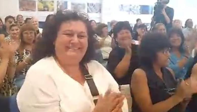 Claudia Seballes representó a SUTERH Necochea en encuentro del Comité de Mujeres