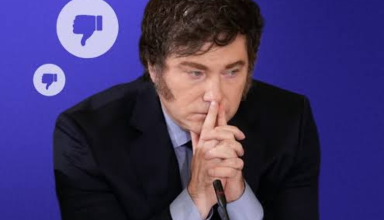 Milei ya es el presidente más rechazado por las mujeres en la historia argentina