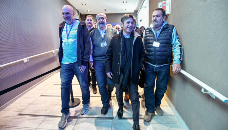 Un hombre fuerte de la CGT proclamó a Axel Kicillof como candidato a Presidente