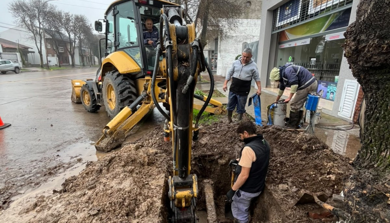 Múltiples intervenciones de Obras Sanitarias en distintos sectores para garantizar servicios esenciales