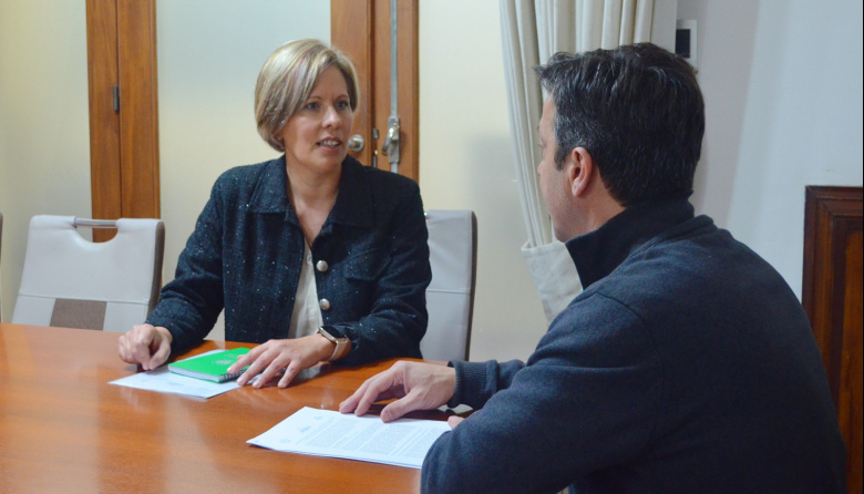El Intendente recibió a la coordinadora de la UNICEN para analizar el presente y futuro de la sede Quequén