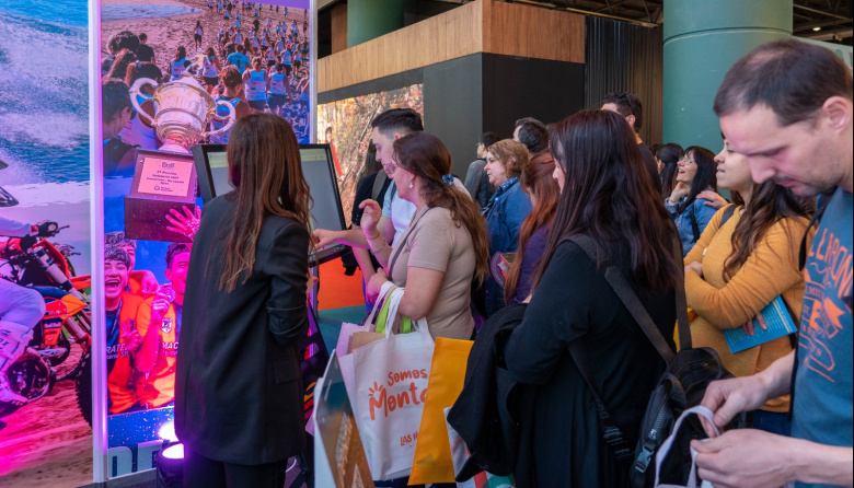 Necochea estuvo presente ante más de 100 mil personas que visitaron la Feria Internacional de Turismo
