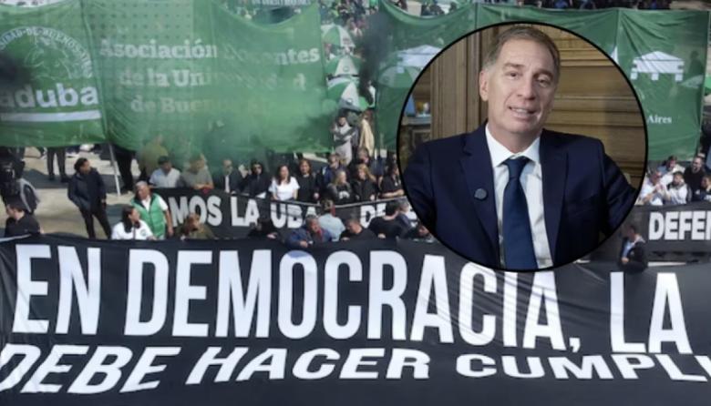 La Justicia multó a Diego Santilli por incumplir la Ley de Financiamiento Universitario