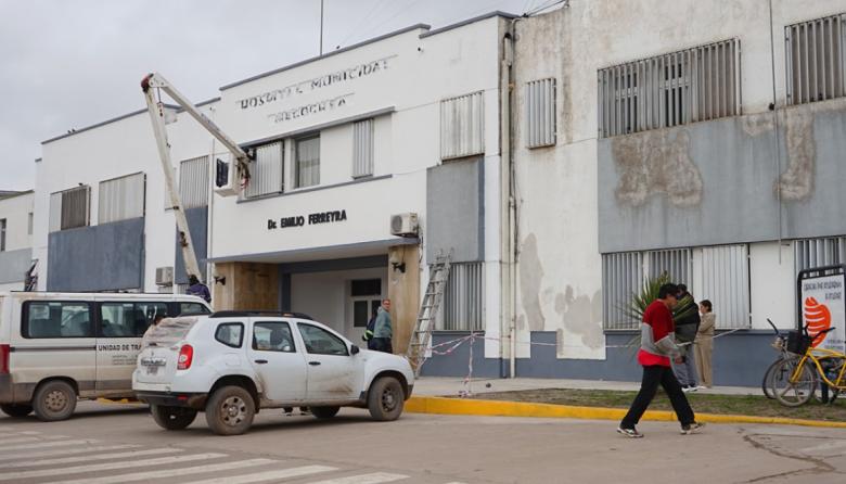 Se realizaron trabajos de pintura, mantenimiento y reparaciones estructurales en el Hospital Ferreyra