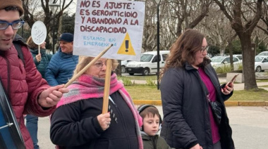 Necochea se suma a la movilización nacional en defensa de la Ley de Emergencia en Discapacidad