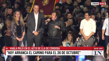 Milei acusó al kirchnerismo de ser “catadores de corrupción” y recordó el famoso 3% de su hermana