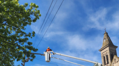 Sigue el plan de recambio de luminarias en Quequén