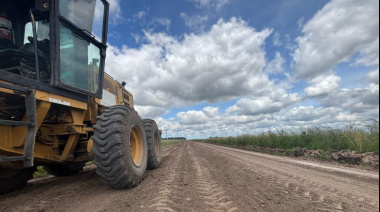 Frente al acumulado anual de lluvia el EMSUR fortalece la red vial rural con reconstrucción y mantenimiento