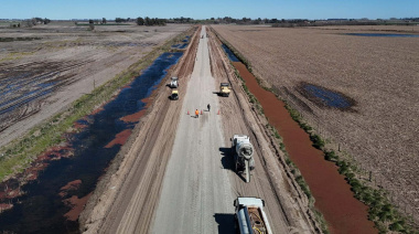 Kicillof resaltó los avances en la Ruta del Cereal, el corredor clave del oeste bonaerense