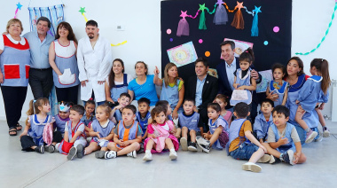 Kicillof inauguró el nuevo jardín de infantes N° 919