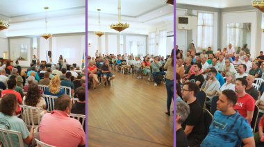 Fuerte acompañamiento a la capacitación de Ojos en Alerta con la asistencia de más de 100 vecinos