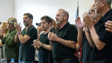“Kicillof 2027”: la proclama de Mario Secco y un aplauso que dice más que mil palabras