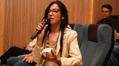 Andrea Cáceres participó de la presentación del programa “Entramados” en Ezeiza junto a autoridades provinciales