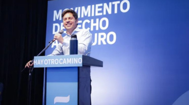 Axel Kicillof: "Venimos a construir una fuerza política que trascienda a la provincia de Buenos Aires"
