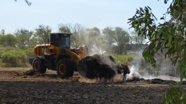 Gracias a un operativo en conjunto pudieron sofocar un incendio en la Villa del Deportista