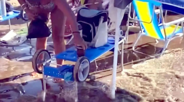 Mini tsunami en la costa atlántica: un muerto en Mar Chiquita y destrozos en Mar del Plata