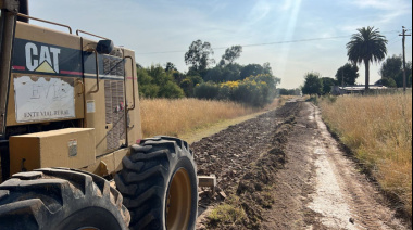 Intenso trabajo del Emsur en la red vial rural durante la última semana