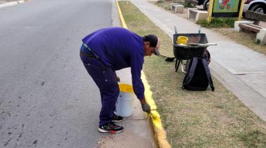 Múltiples tareas de mantenimiento y ordenamiento urbano avanzan en Quequén