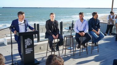Kicillof anunció en Quequén el inicio de la planta de potenciación eléctrica para Necochea