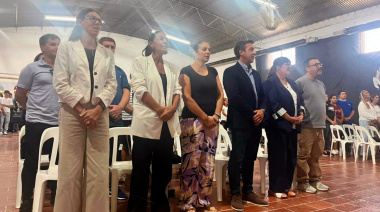 El intendente participó del inicio del ciclo lectivo en la Secundaria Nº 12 de Claraz