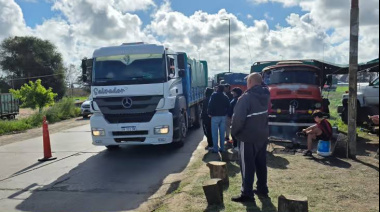 Sigue el paro de transportistas en Quequén tras el fracaso de las negociaciones en La Plata
