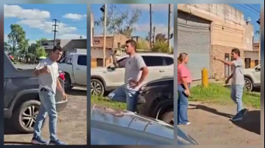 Un concejal de Milei en General Rodriguez quedó filmado amenazando e insultando en la calle
