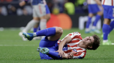 Alarma en la Selección: Julián Álvarez salió lesionado en plena semifinal de Champions
