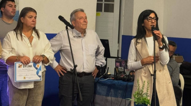 Andrea Cáceres participó de la asunción de las nuevas autoridades del PJnde Lobería
