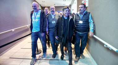 Un hombre fuerte de la CGT proclamó a Axel Kicillof como candidato a Presidente