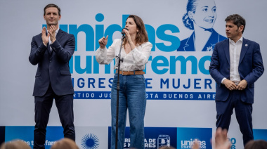 Mariel Fernández y Kicillof, juntos en San Vicente: una foto de unidad del PJ con 2027 en el horizonte