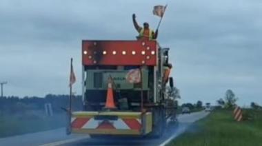 Vialidad retomó los trabajos de mantenimiento en las rutas 55, 88 y 227