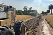 Intenso trabajo del Emsur en la red vial rural durante la última semana