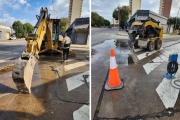 Intensificaron trabajos en redes de agua y cloacas durante la última semana de enero