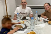 Nahuel Gallo tuvo su primera cena familiar en la Argentina: comió "algo que extrañaba con todo su corazón"