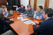 El Intendente y su equipo se reunieron con Hidráulica para avanzar en soluciones para el distrito