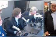 Milei vio pasar a De Mendiguren ante el stand de Radio Mitre y lo insultó a lo lejos